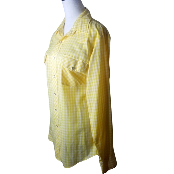 Malco Modes Vintage Square Dance Snap Button Shirt - Picture 2 of 8